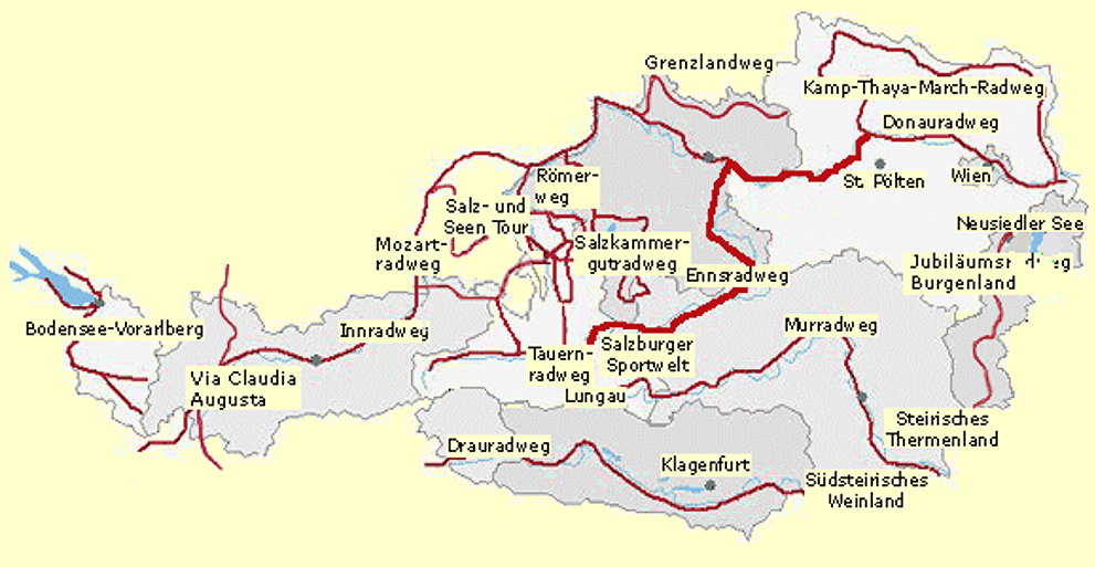 cyklo mapa AT